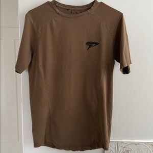 Physiq Apparel Men's Brown Short Sleeve Workout Tee Sz L